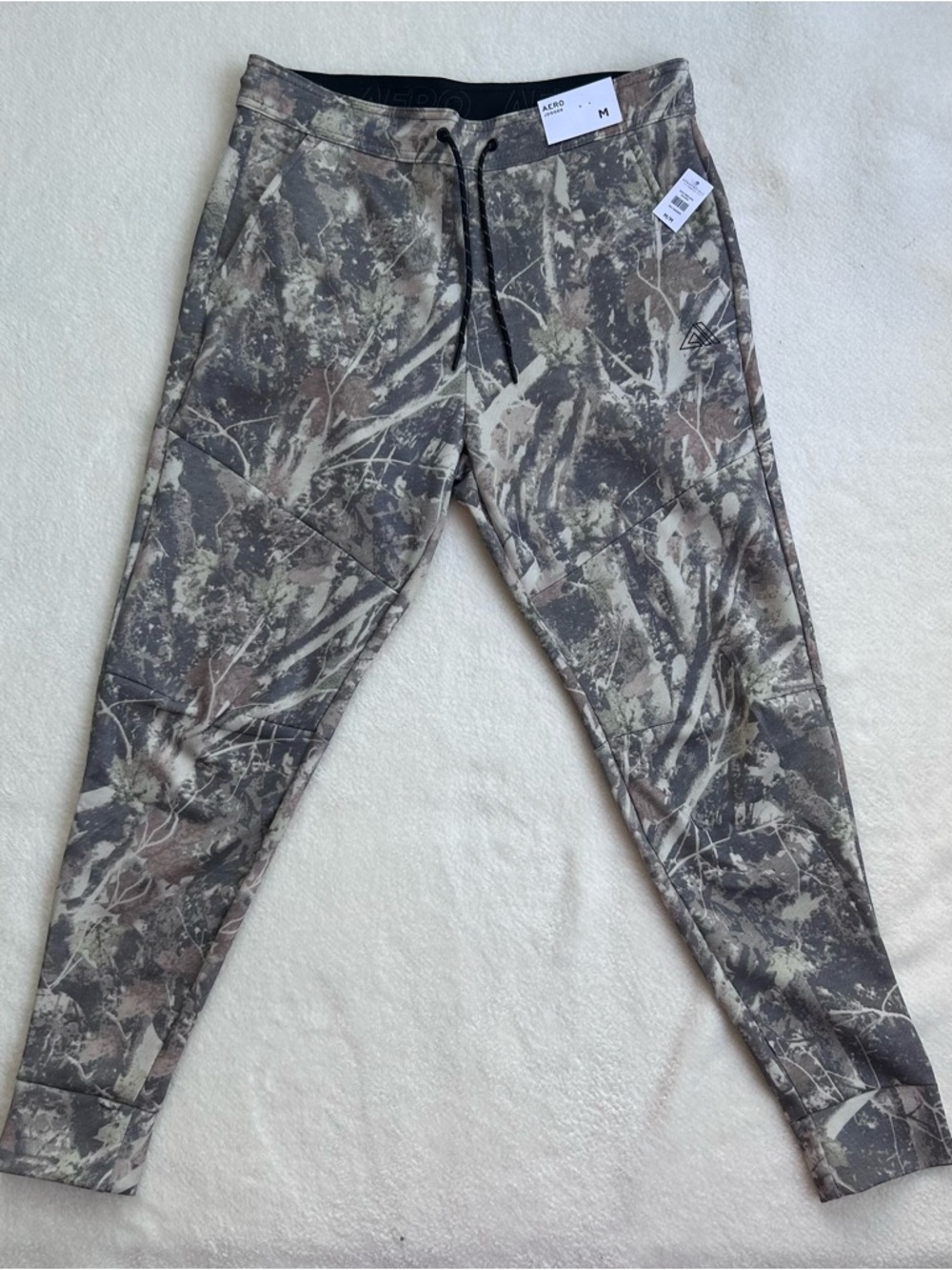 Men's Camo Joggers - Grey Green Camo Medium